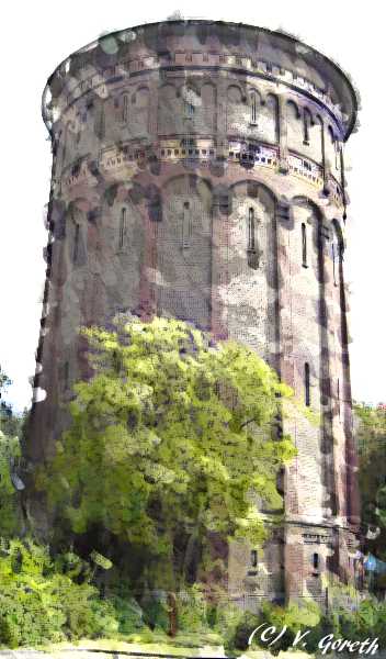 Alter Wasserturm an der Gutenbergstrae
